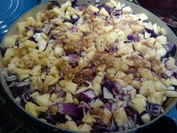 Delia red cabbage before cooking